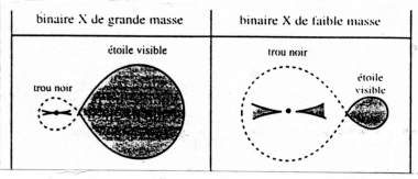 Système étoile-trou noir en rotation