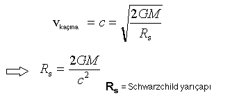 R_s = 2GM/c^2